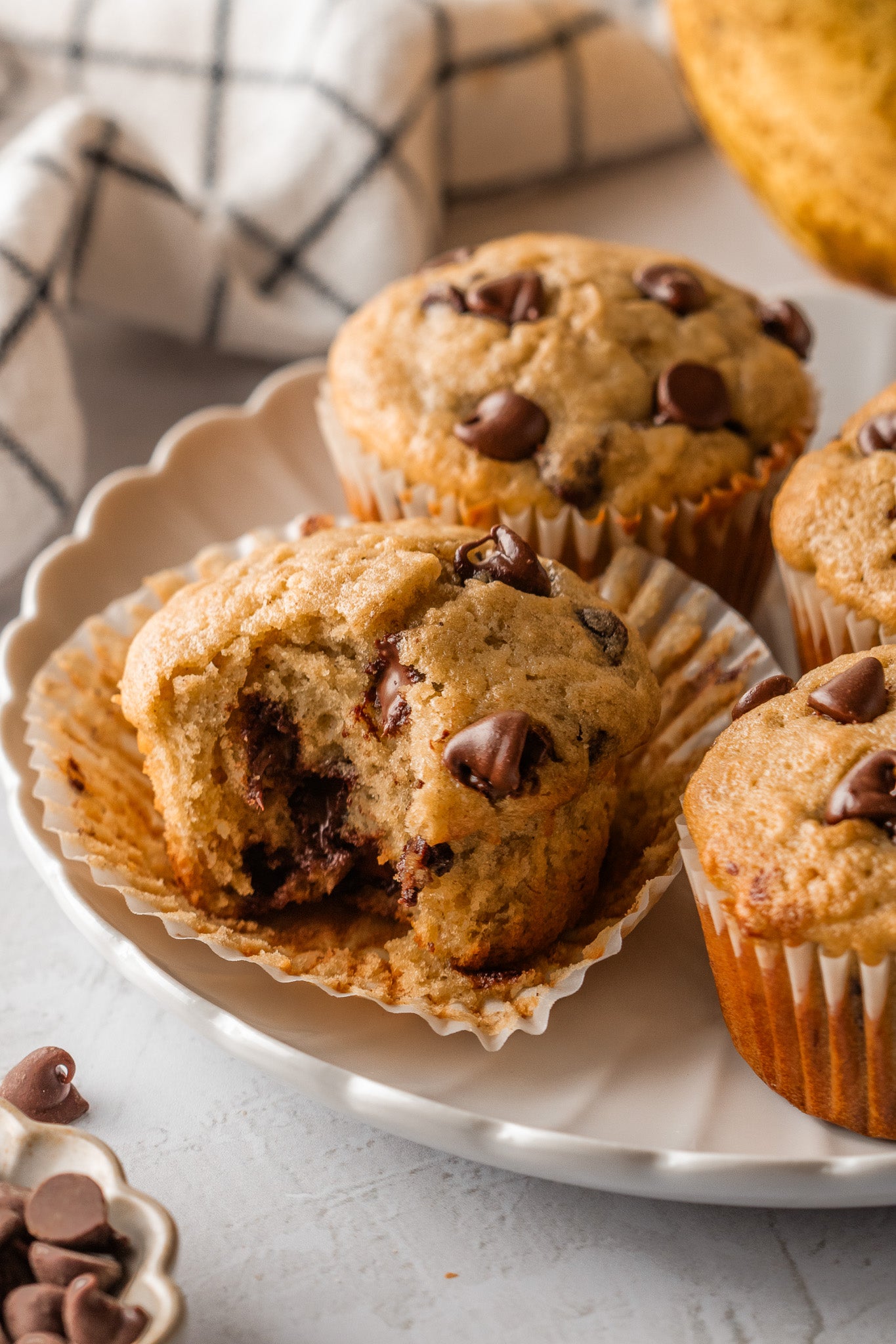 Chocolate Chip Banana Bread Muffins- Exclusive