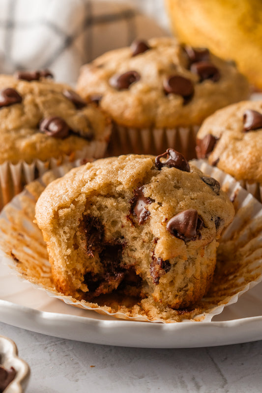 Chocolate Chip Banana Bread Muffins- Exclusive