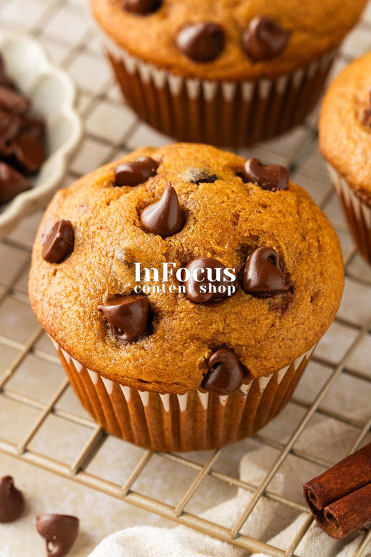 Pumpkin Chocolate Chip Muffins- Exclusive