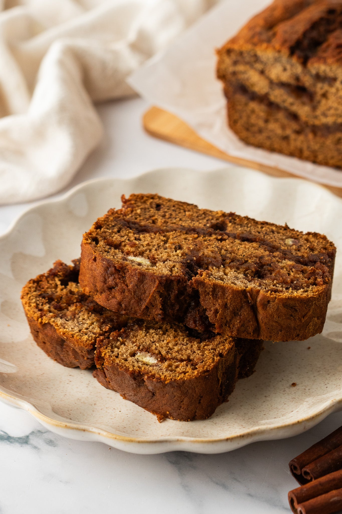 Cinnamon Swirl Banana Bread- Exclusive
