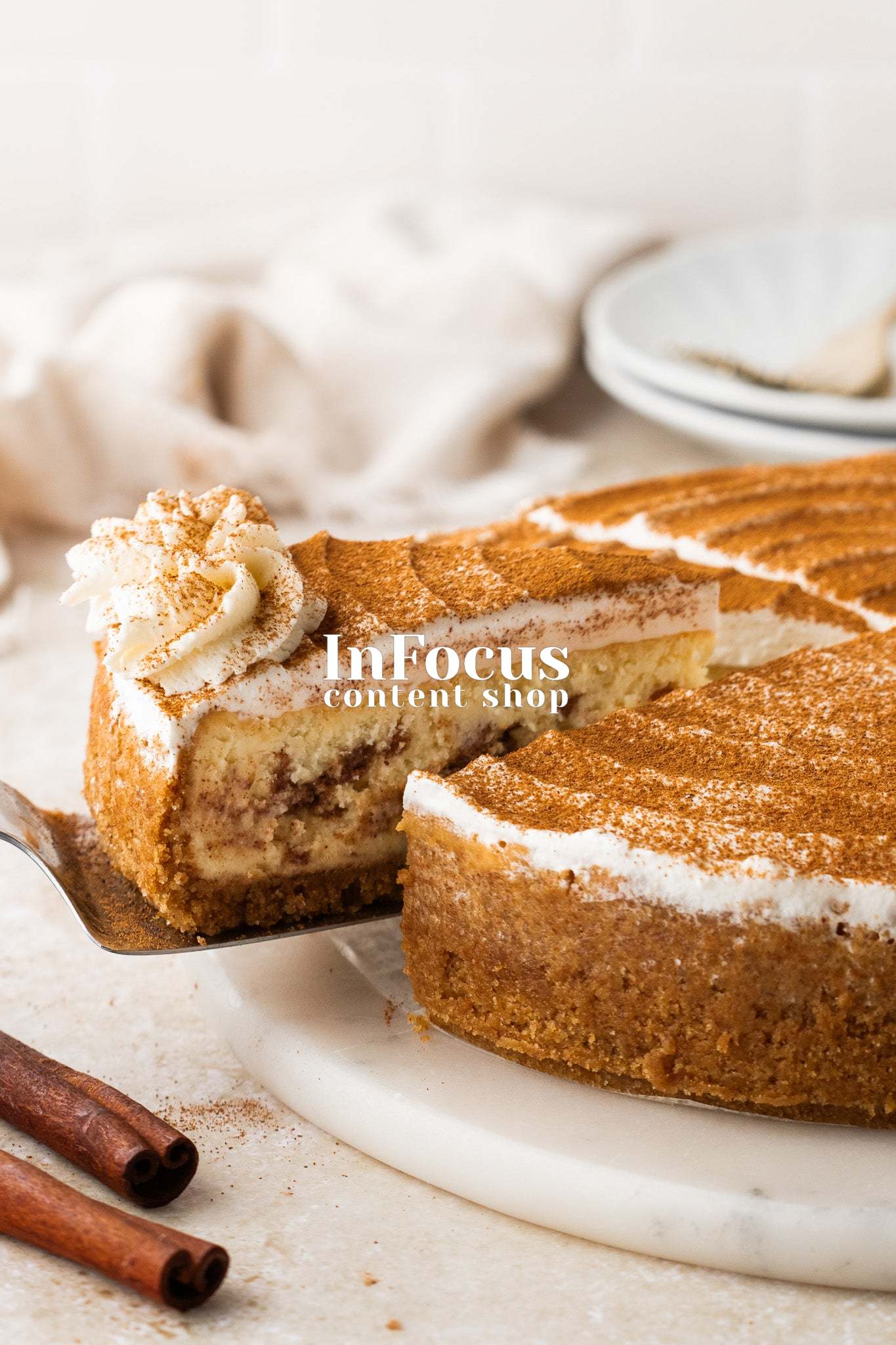 Cinnamon Swirl Cheesecake- Exclusive