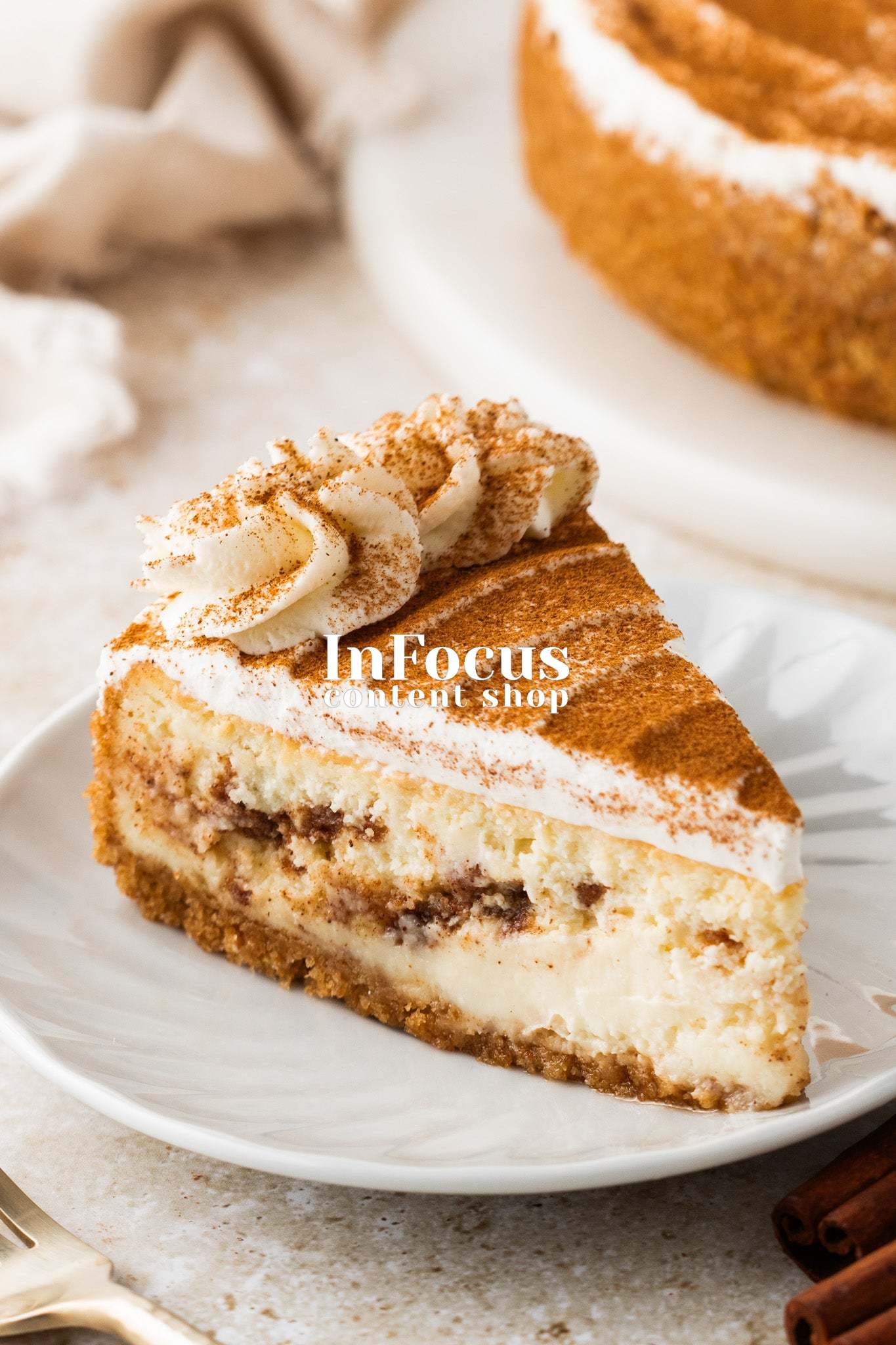 Cinnamon Swirl Cheesecake- Exclusive