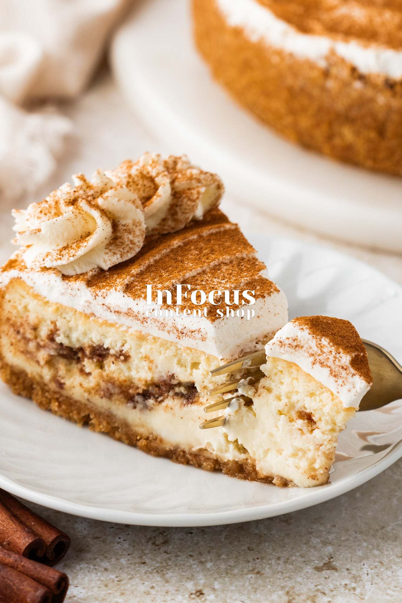 Cinnamon Swirl Cheesecake- Exclusive