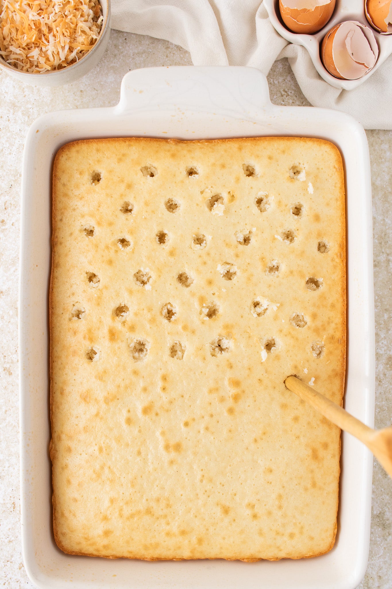 Coconut Cream Poke Cake- Exclusive