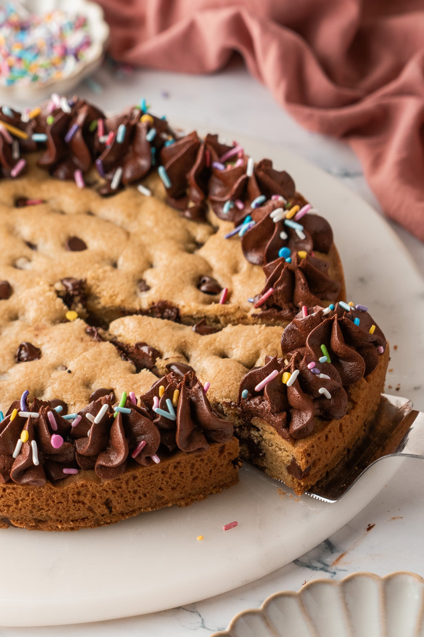 Chocolate Chip Cookie Cake- Exclusive