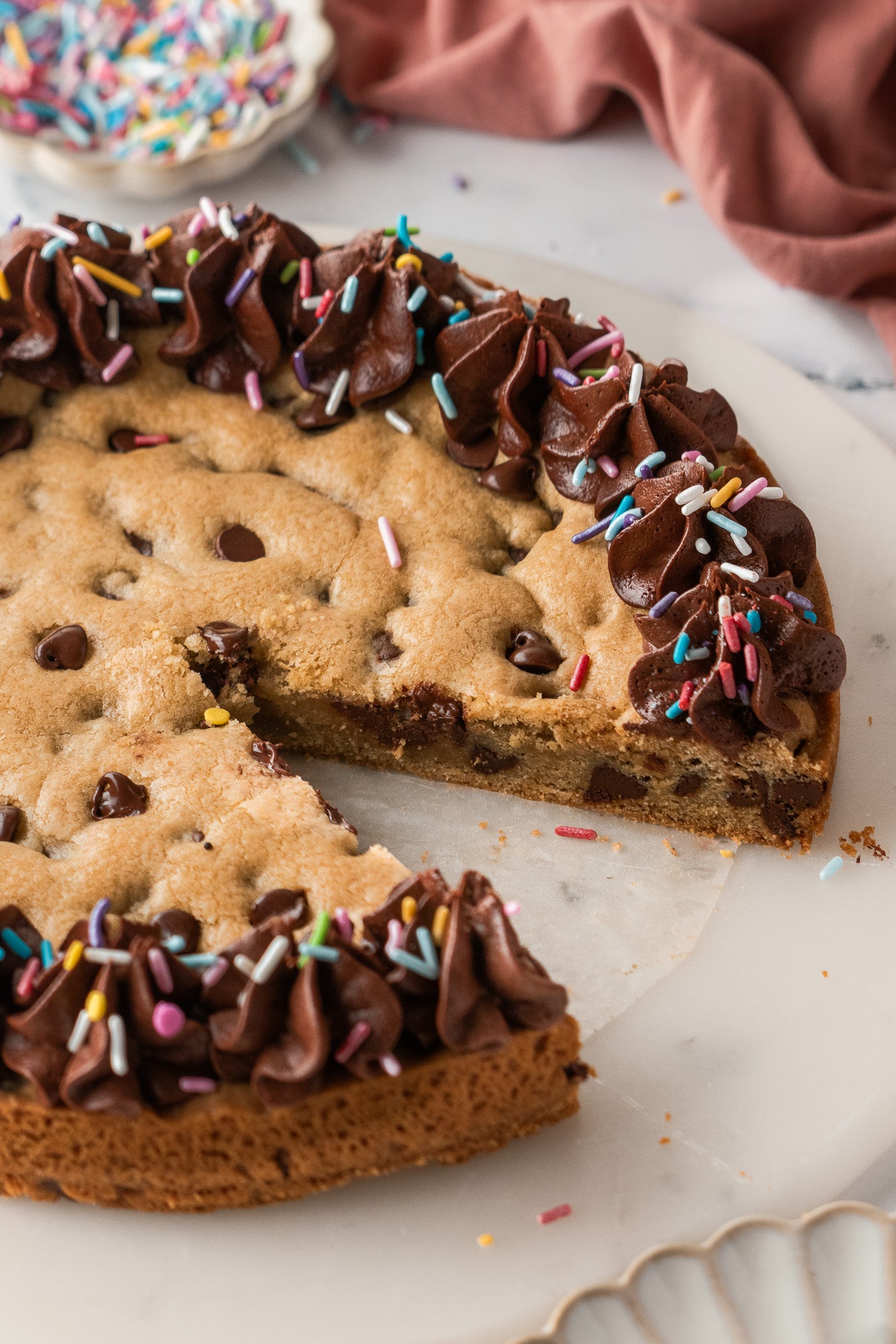 Chocolate Chip Cookie Cake- Exclusive