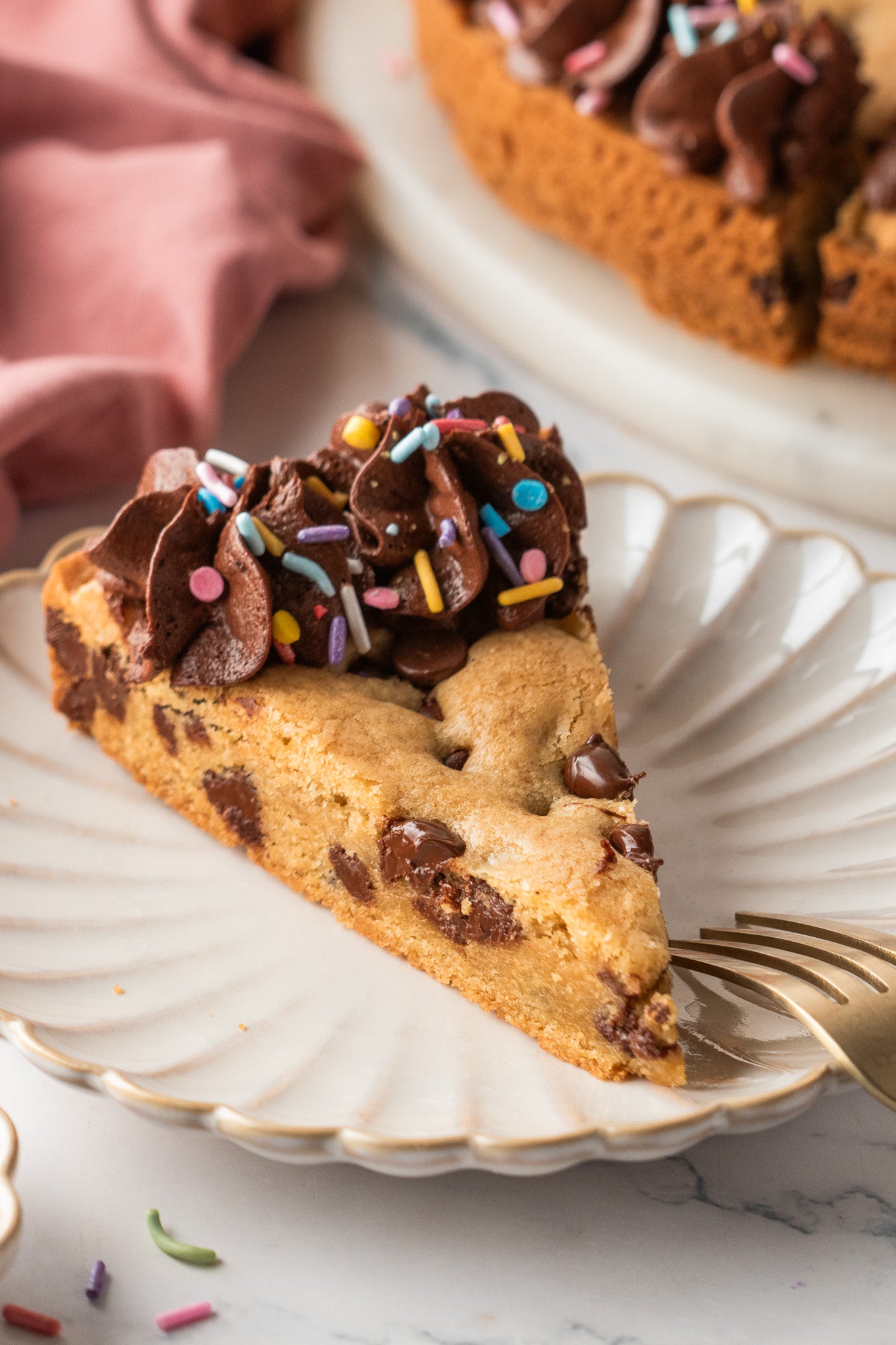 Chocolate Chip Cookie Cake- Exclusive
