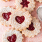 Cranberry Linzer Cookies- Exclusive