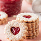Cranberry Linzer Cookies- Exclusive
