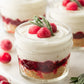 White Chocolate Cranberry Cheesecake Cups- Exclusive