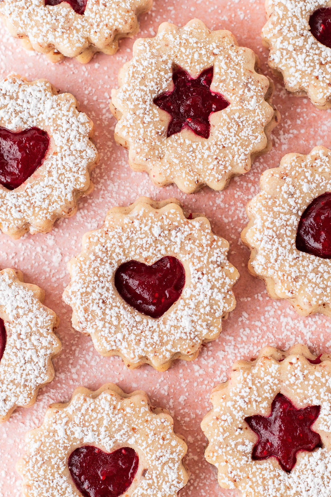 Cranberry Linzer Cookies- Exclusive
