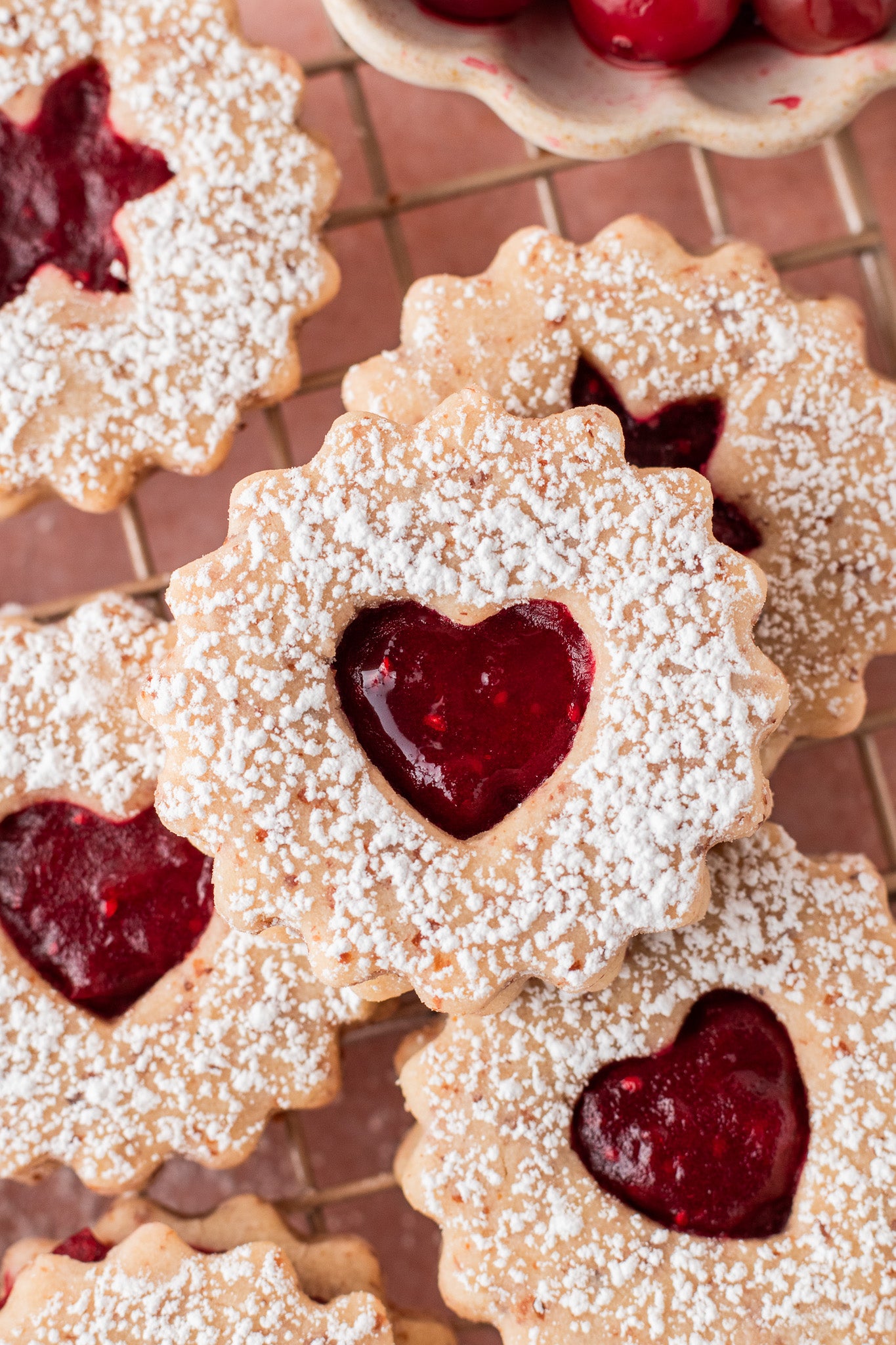 Cranberry Linzer Cookies- Exclusive