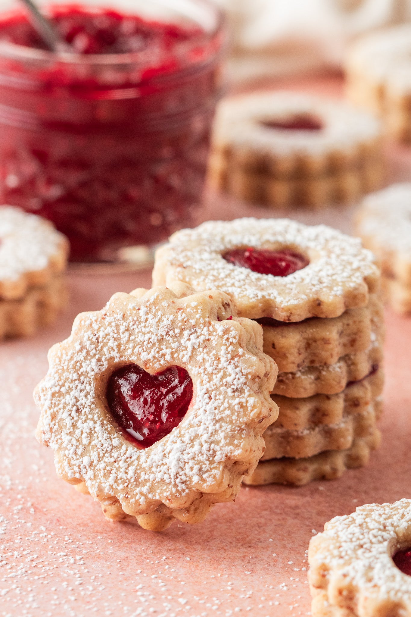 Cranberry Linzer Cookies- Exclusive