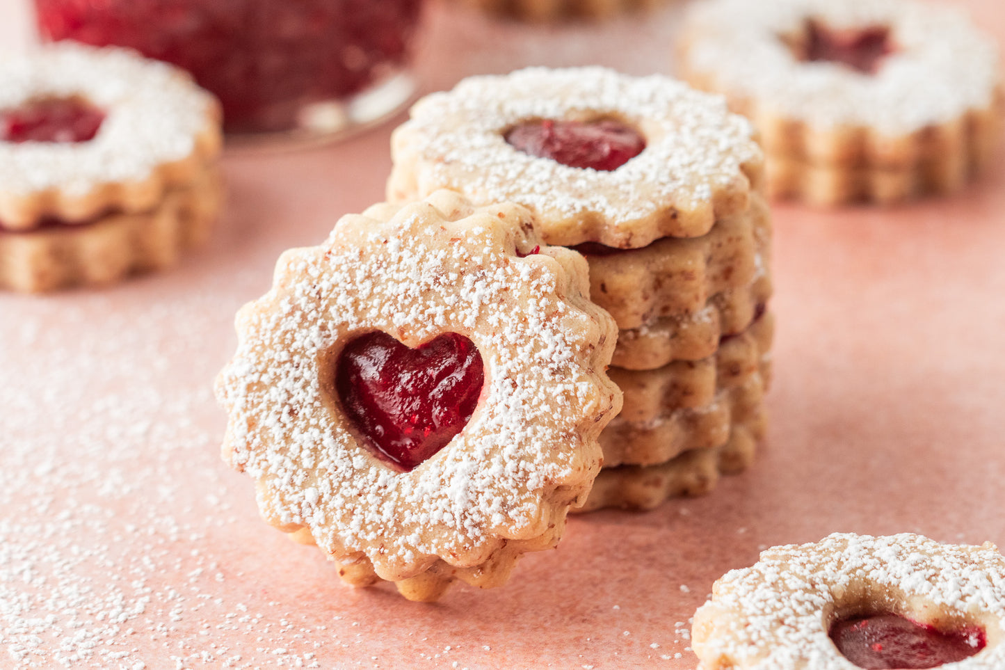 Cranberry Linzer Cookies- Exclusive