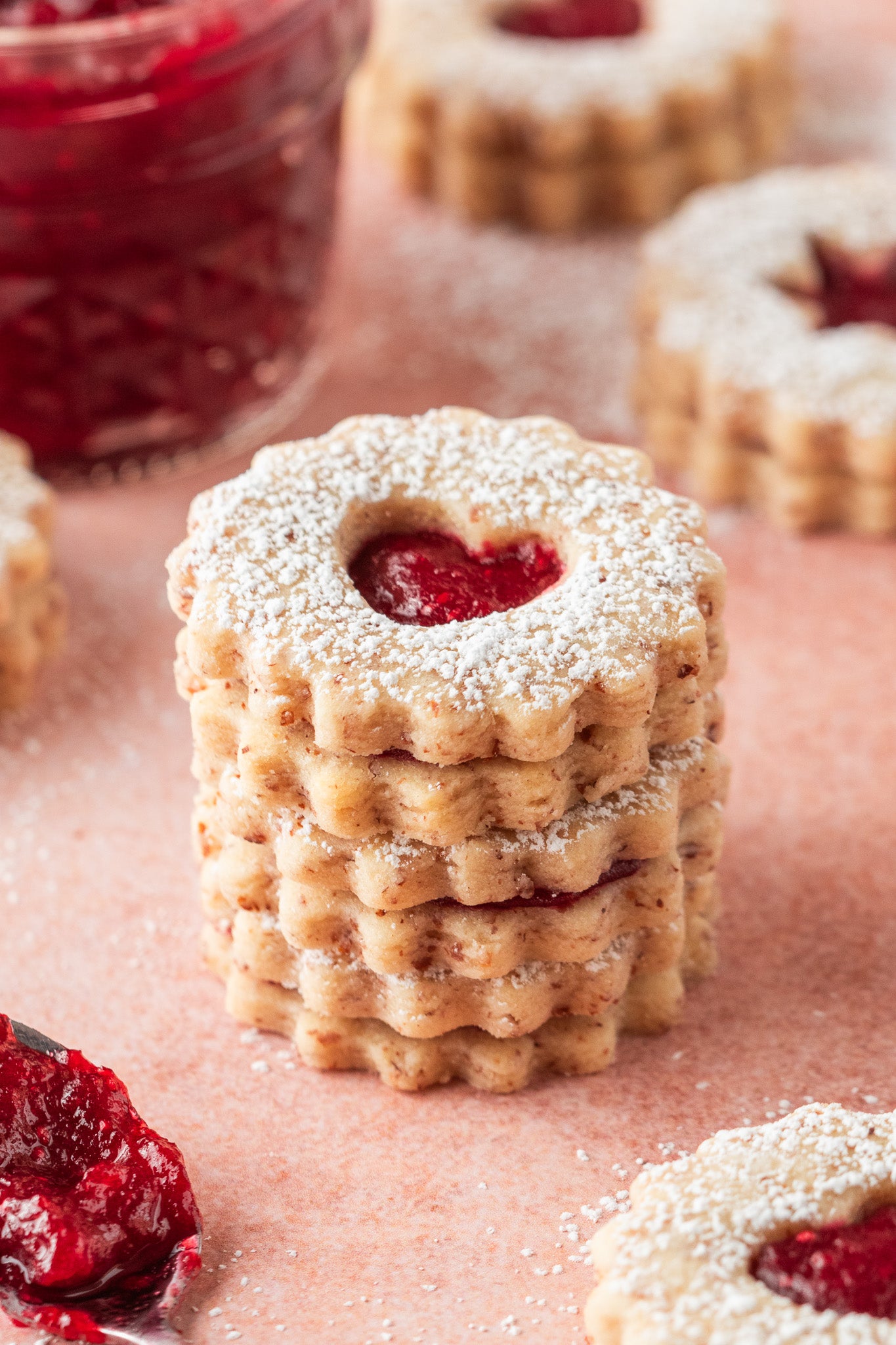 Cranberry Linzer Cookies- Exclusive