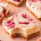 White Chocolate Cranberry Cheesecake Bars- Exclusive