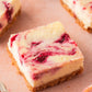 White Chocolate Cranberry Cheesecake Bars- Exclusive