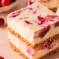 White Chocolate Cranberry Cheesecake Bars- Exclusive