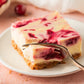 White Chocolate Cranberry Cheesecake Bars- Exclusive