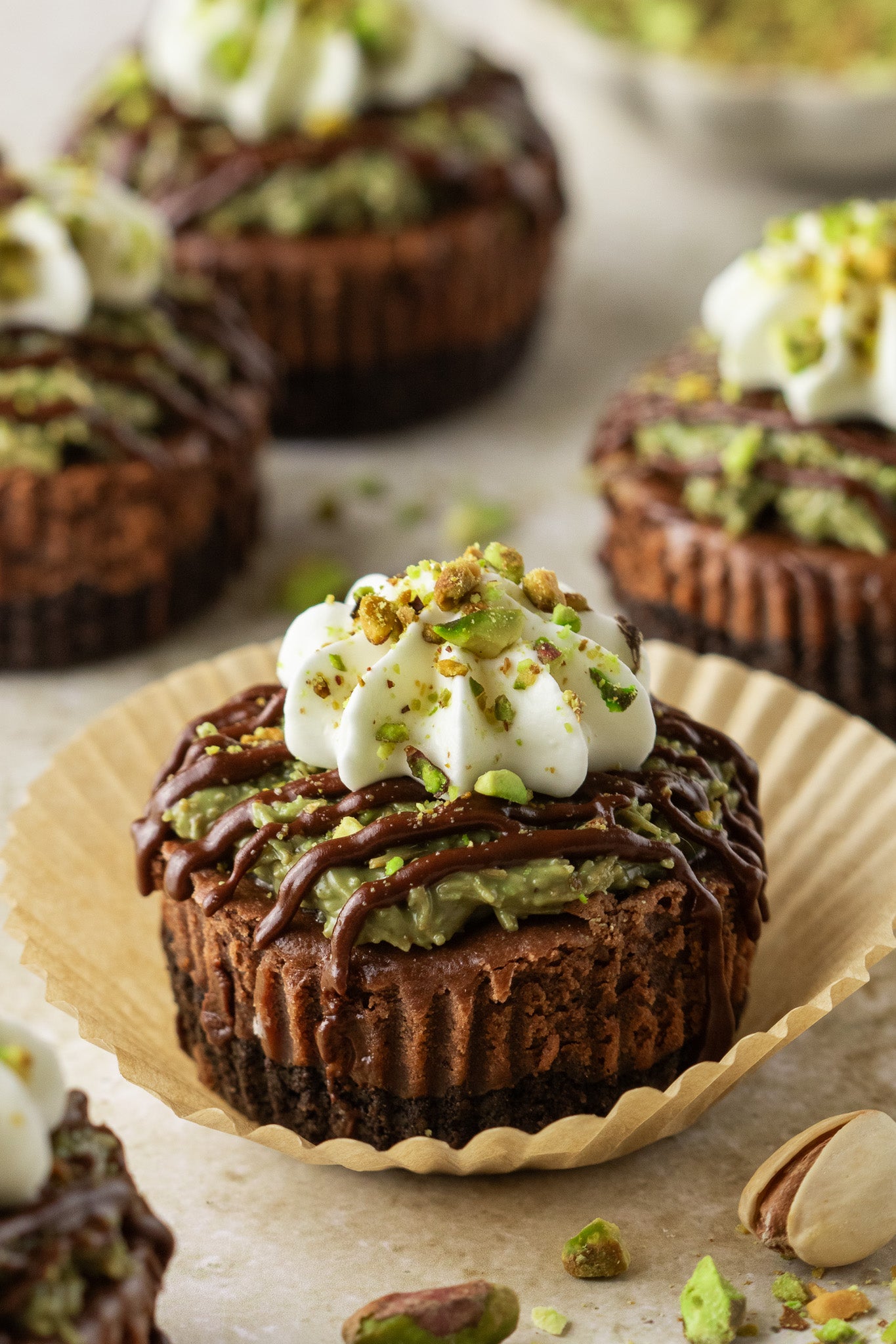 Dubai Chocolate Mini Cheesecakes- Exclusive