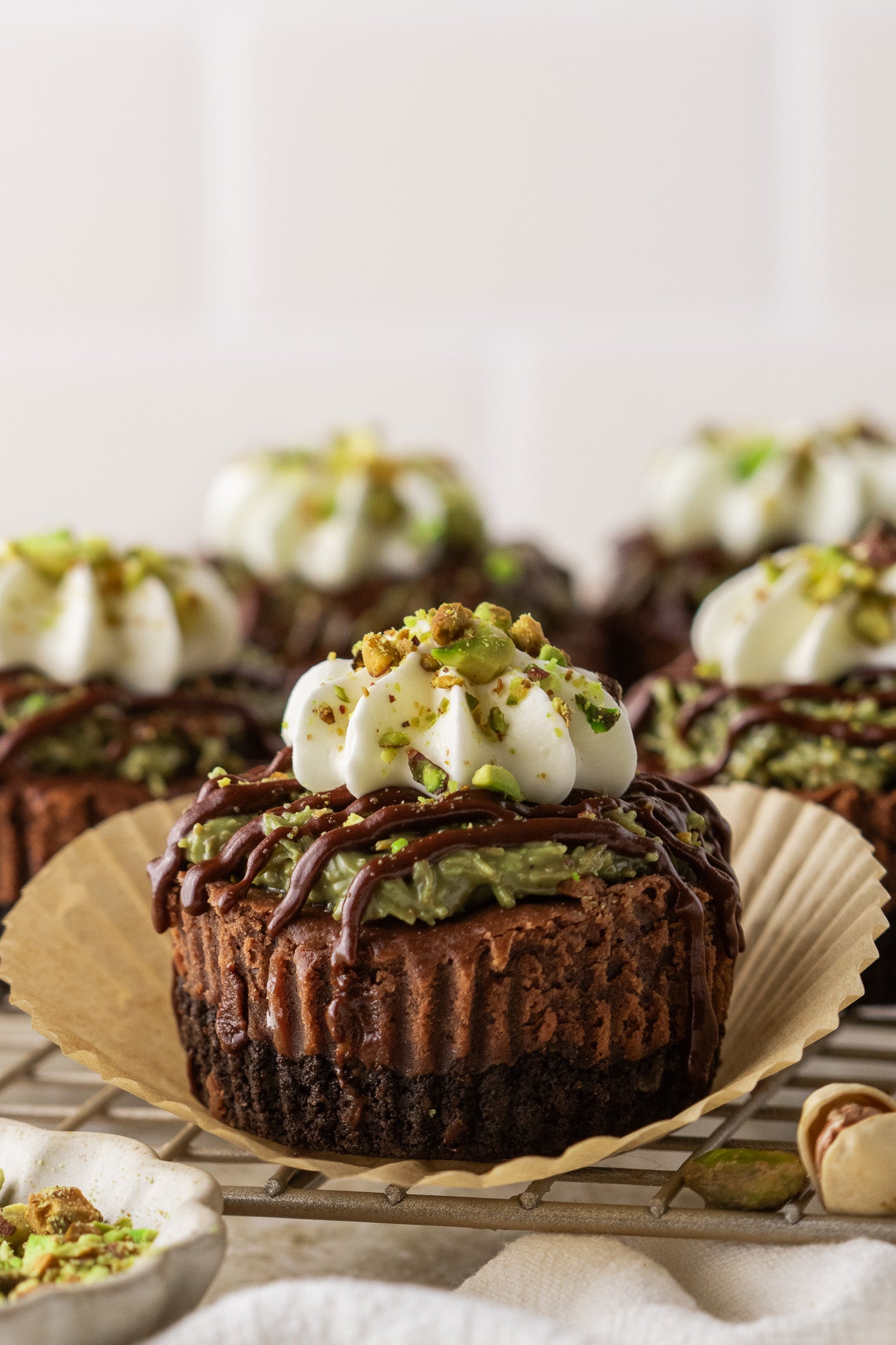 Dubai Chocolate Mini Cheesecakes- Exclusive