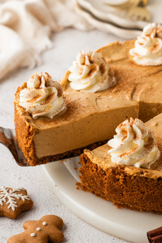 No-Bake Gingerbread Cheesecake- Exclusive
