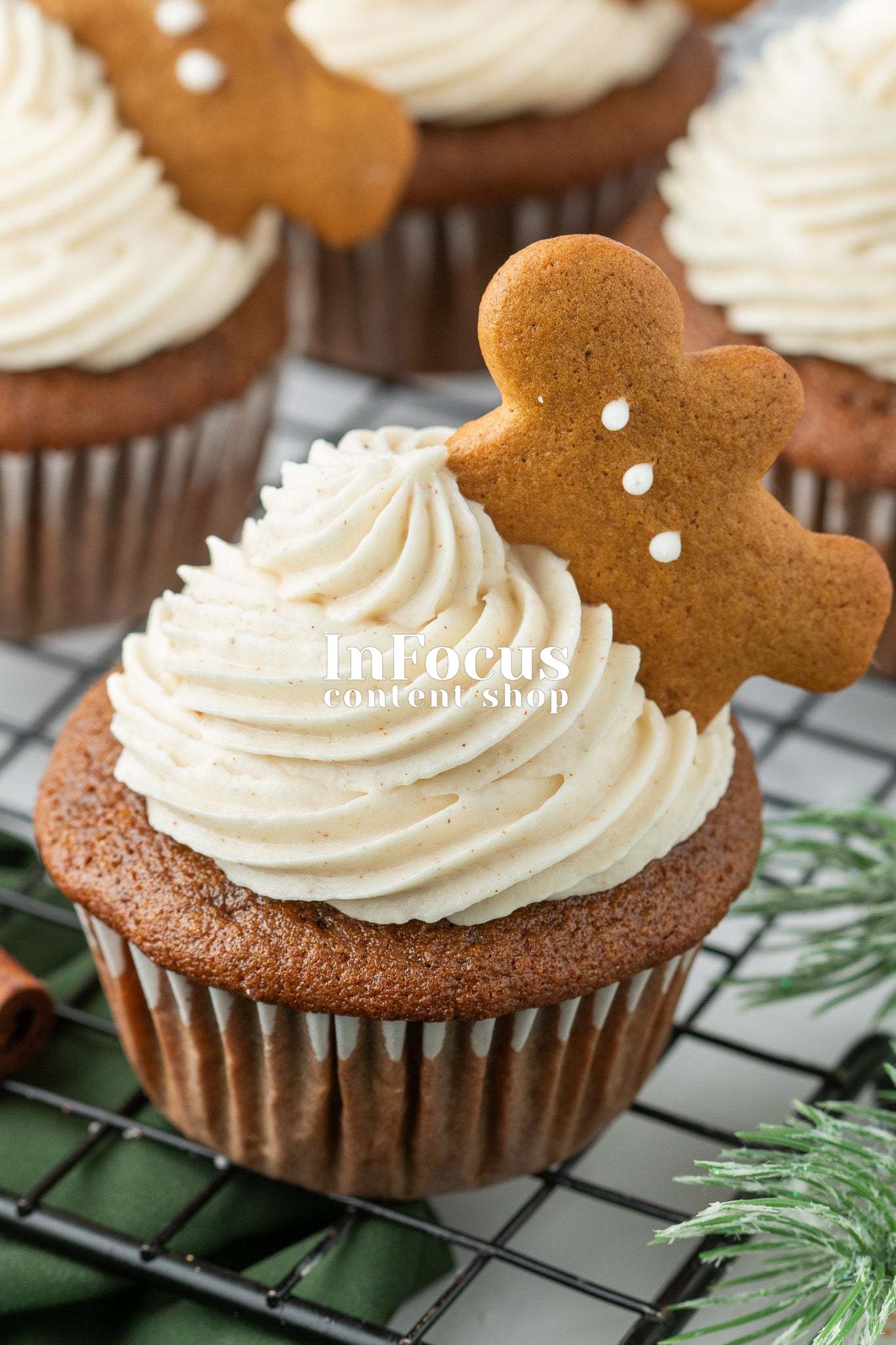 Gingerbread Cupcakes- Exclusive
