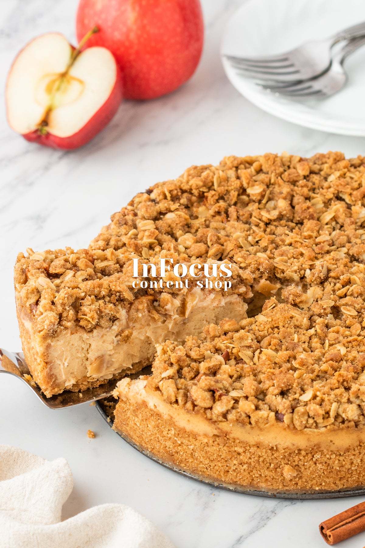 Apple Crumble Cheesecake- Exclusive
