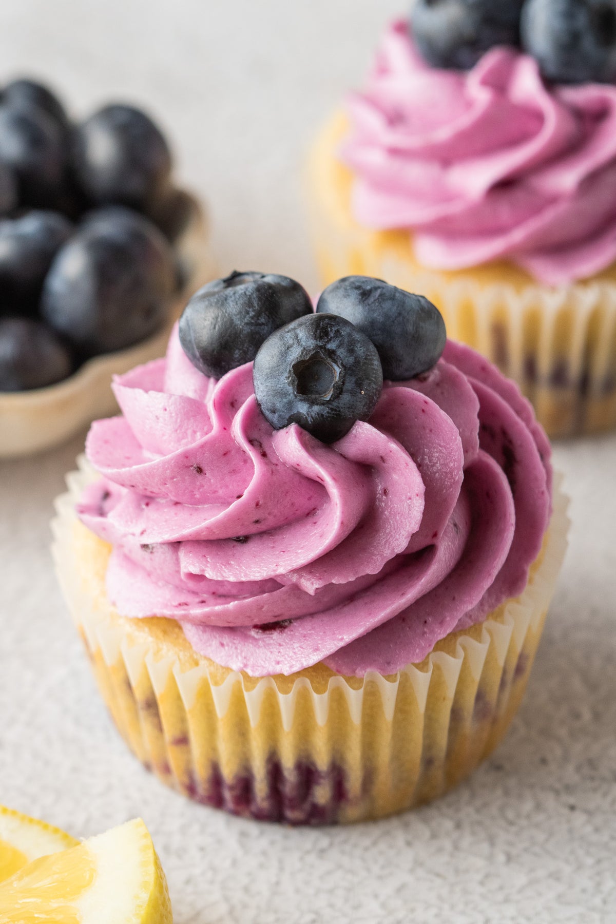 Lemon Blueberry Cupcakes- Exclusive