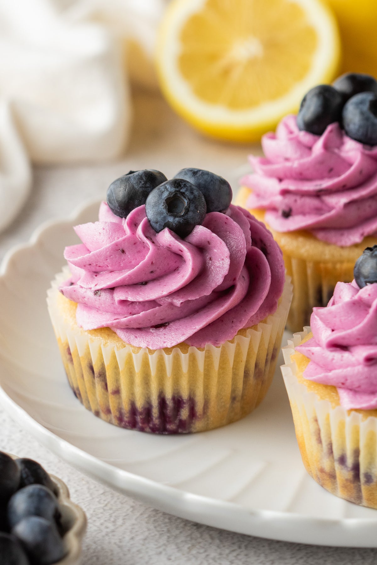 Lemon Blueberry Cupcakes- Exclusive