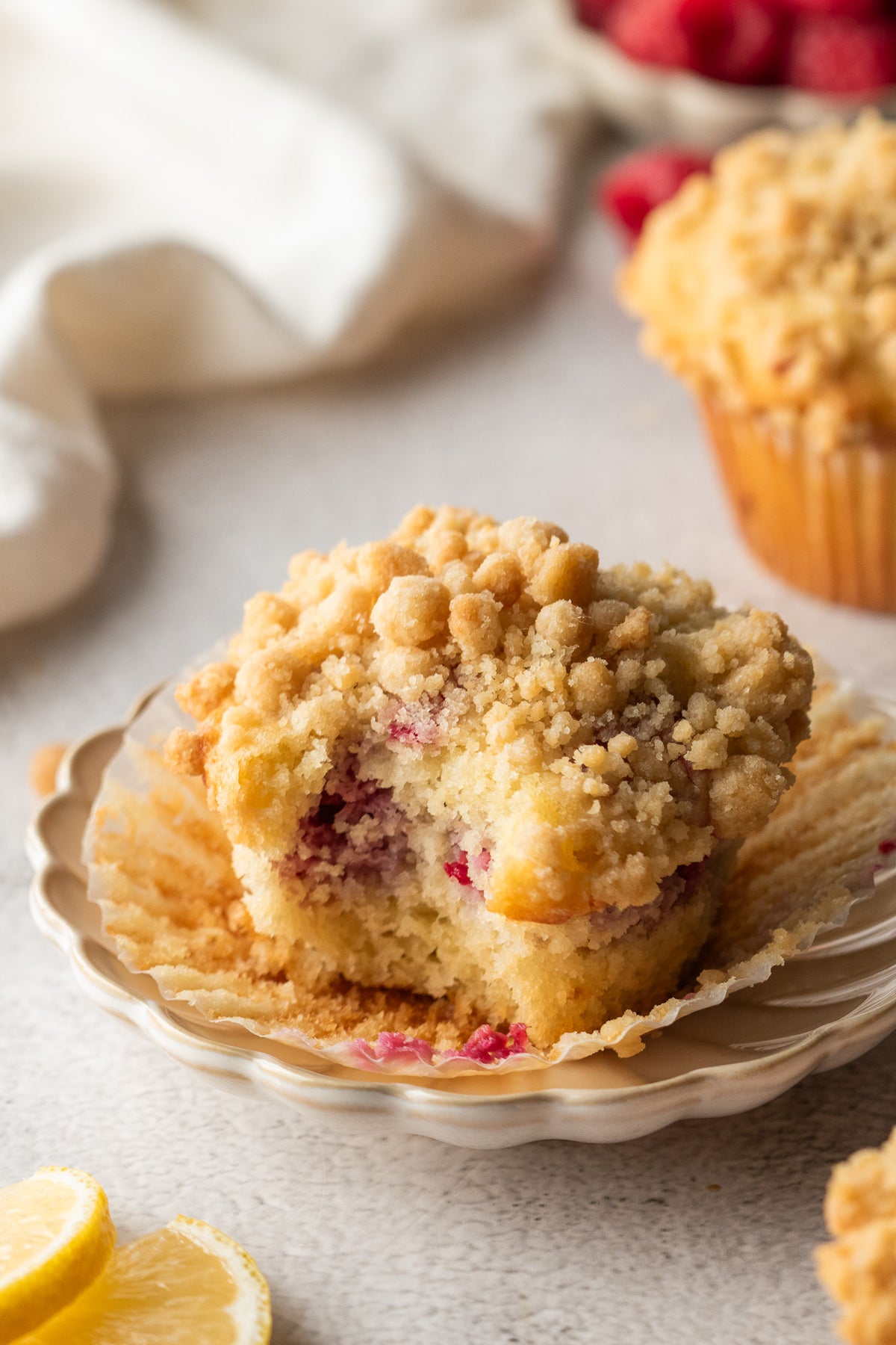 Lemon Raspberry Muffins- Exclusive