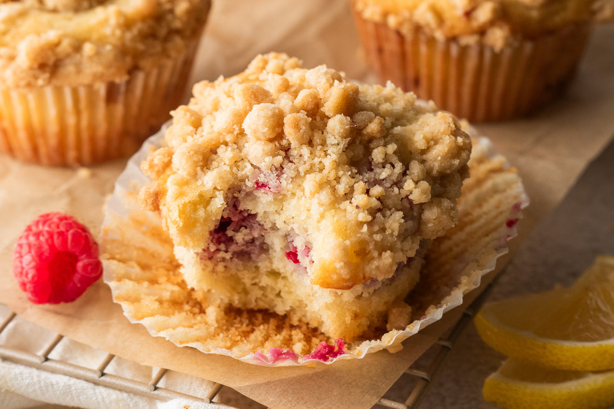 Lemon Raspberry Muffins- Exclusive