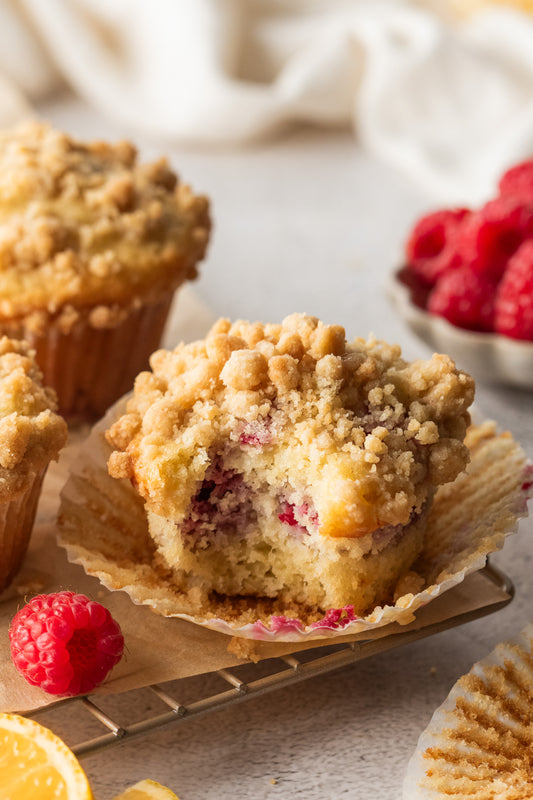 Lemon Raspberry Muffins- Exclusive