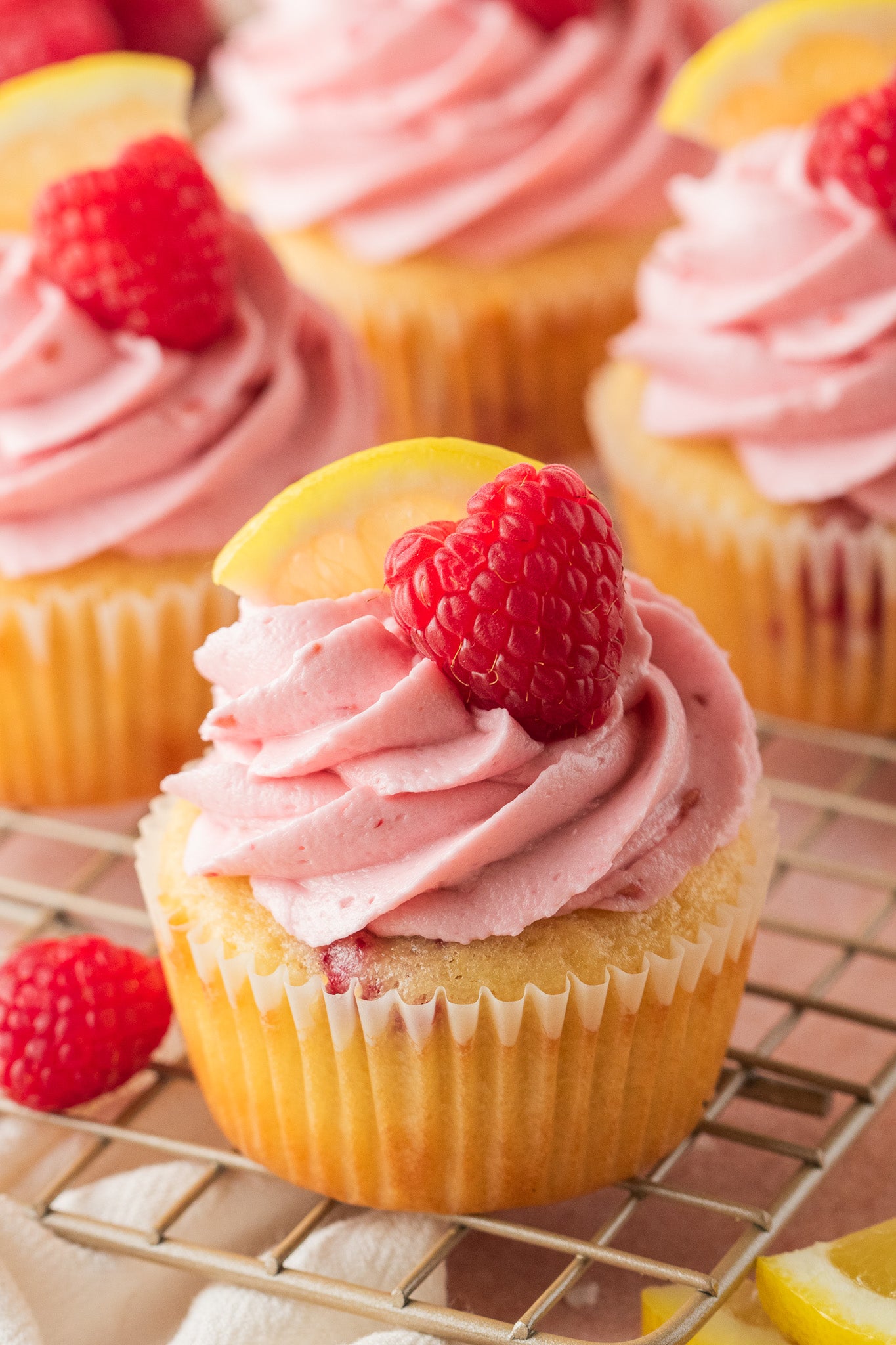 Lemon Raspberry Cupcakes- Exclusive