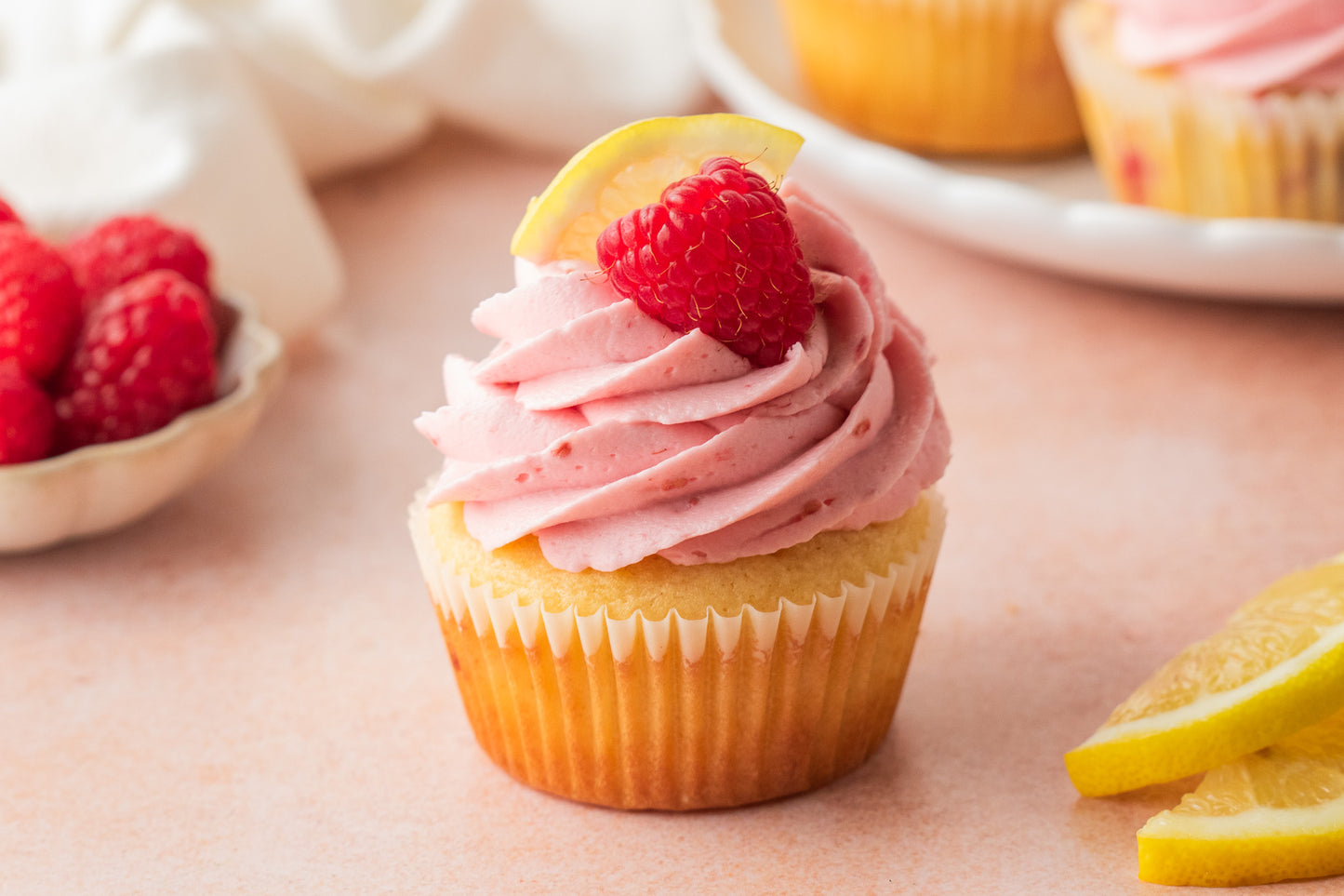 Lemon Raspberry Cupcakes- Exclusive