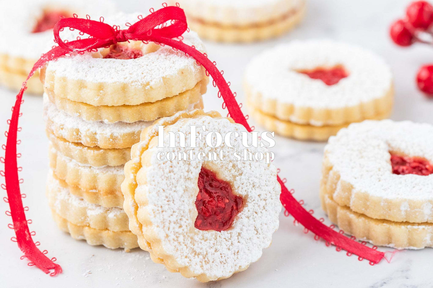 Christmas Linzer Cookies- Exclusive