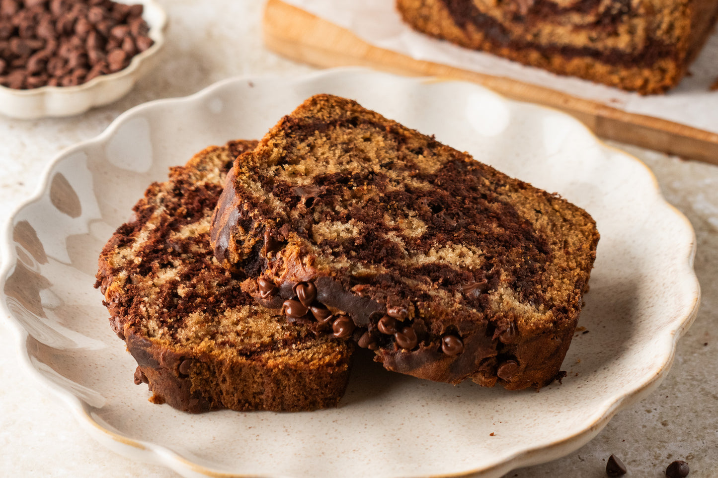 Marbled Chocolate Banana Bread- Exclusive
