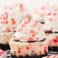 Mini White Chocolate Peppermint Cheesecakes- Exclusive