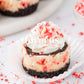 Mini White Chocolate Peppermint Cheesecakes- Exclusive