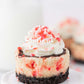 Mini White Chocolate Peppermint Cheesecakes- Exclusive