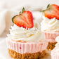 Mini Strawberry Cheesecakes (No-Bake Filling)- Exclusive