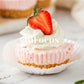 Mini Strawberry Cheesecakes (No-Bake Filling)- Exclusive
