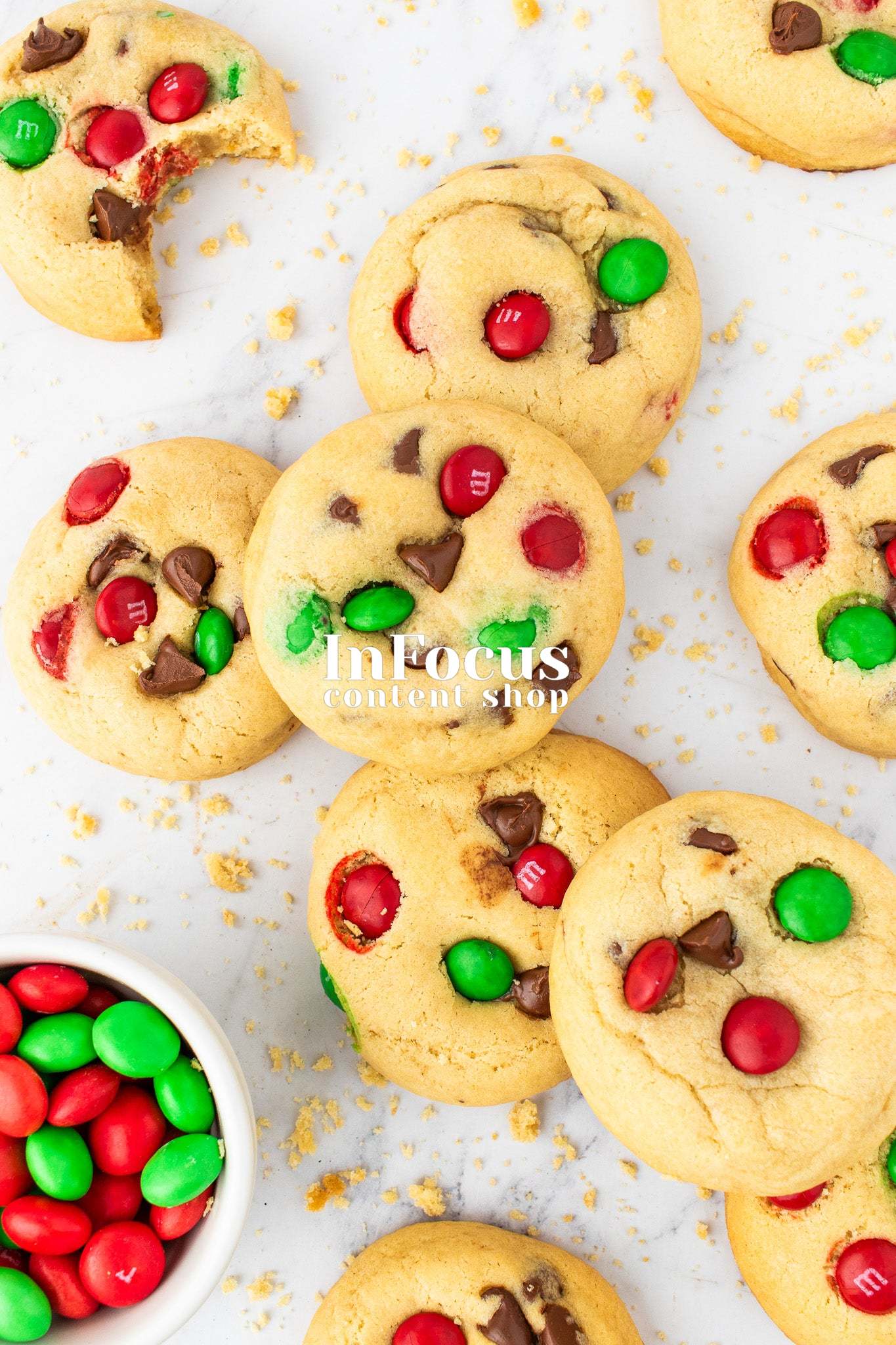 Christmas M&M Cookies- Exclusive