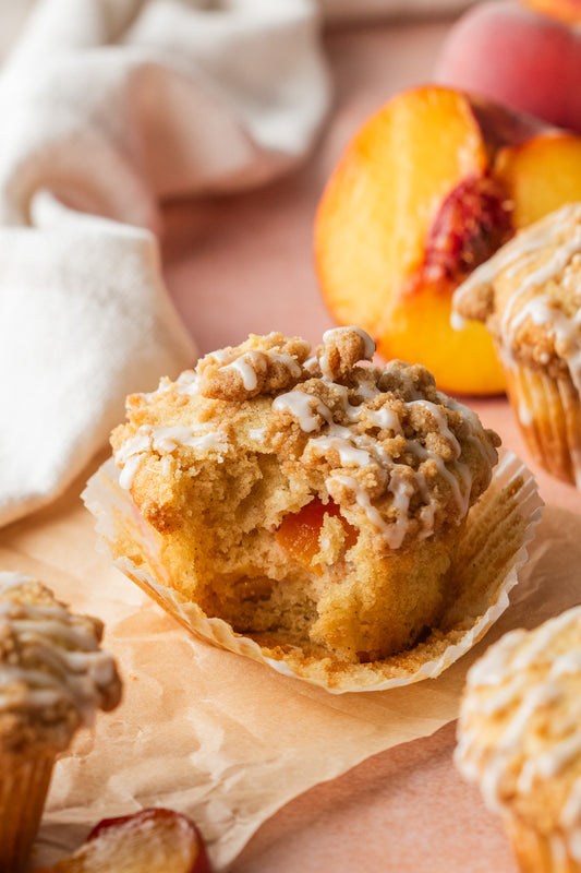Peach Streusel Muffins- Exclusive