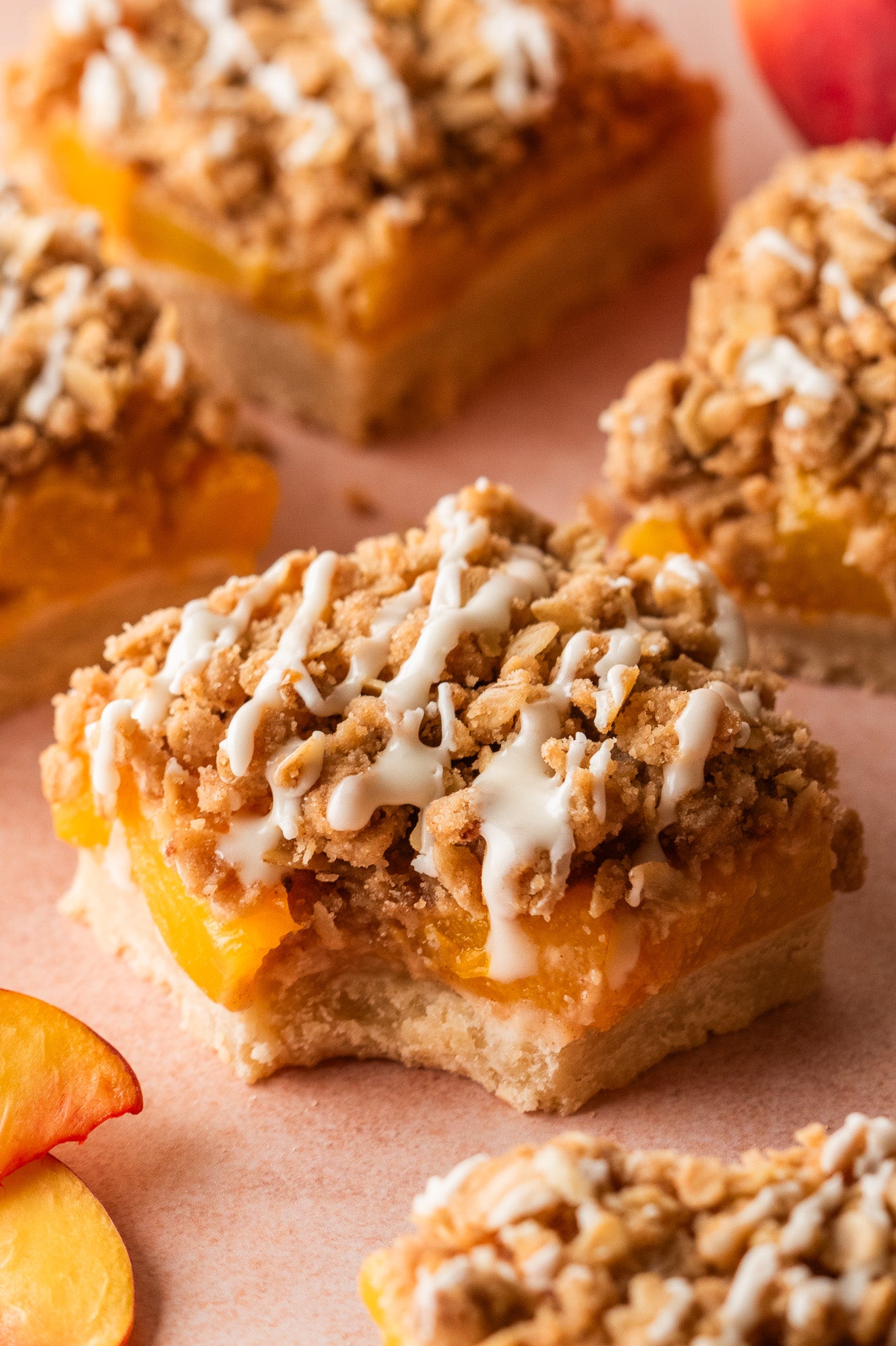 Peach Pie Crumb Bars- Exclusive