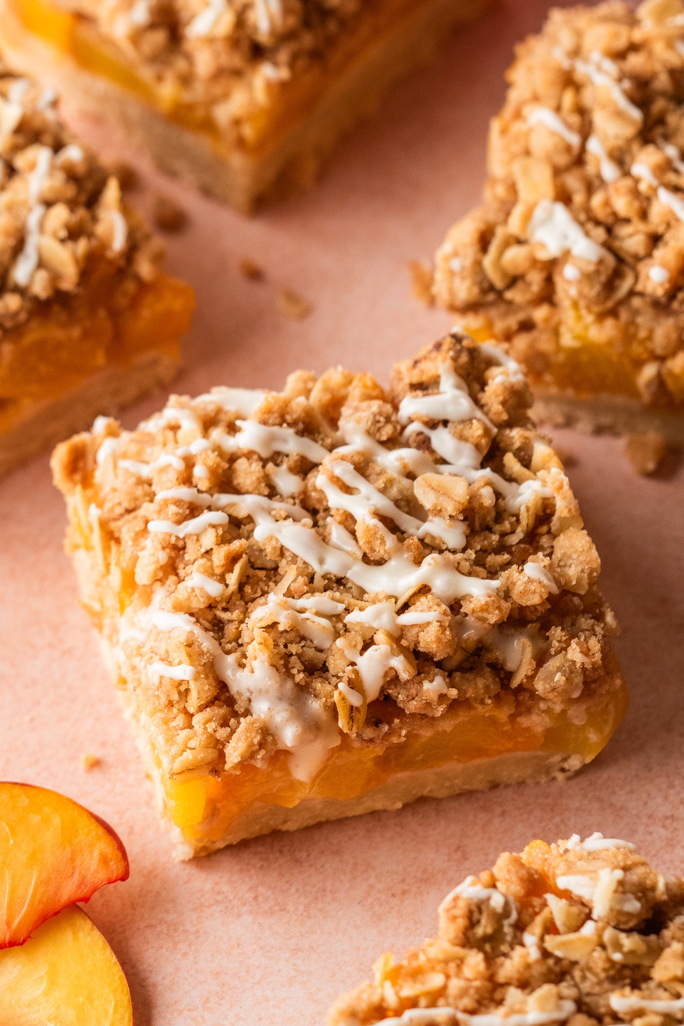 Peach Pie Crumb Bars- Exclusive