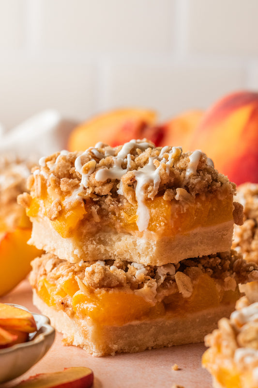 Peach Pie Crumb Bars- Exclusive