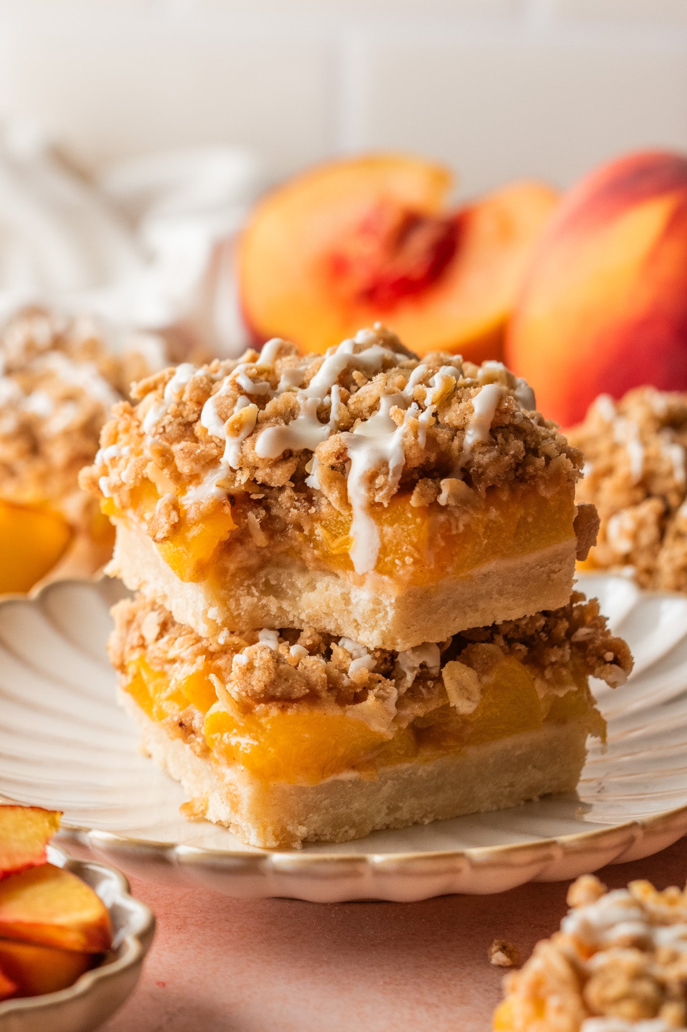 Peach Pie Crumb Bars- Exclusive