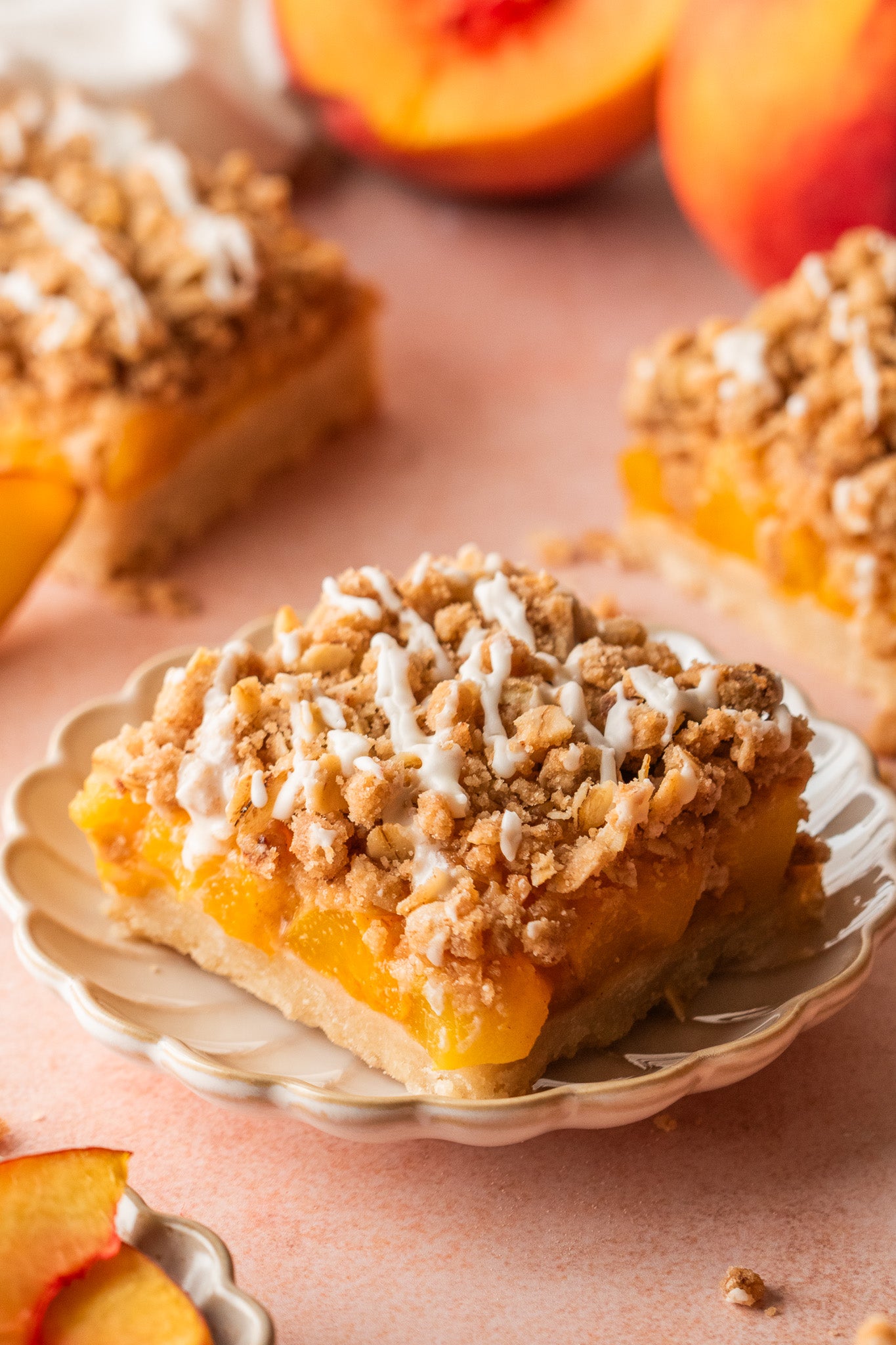 Peach Pie Crumb Bars- Exclusive
