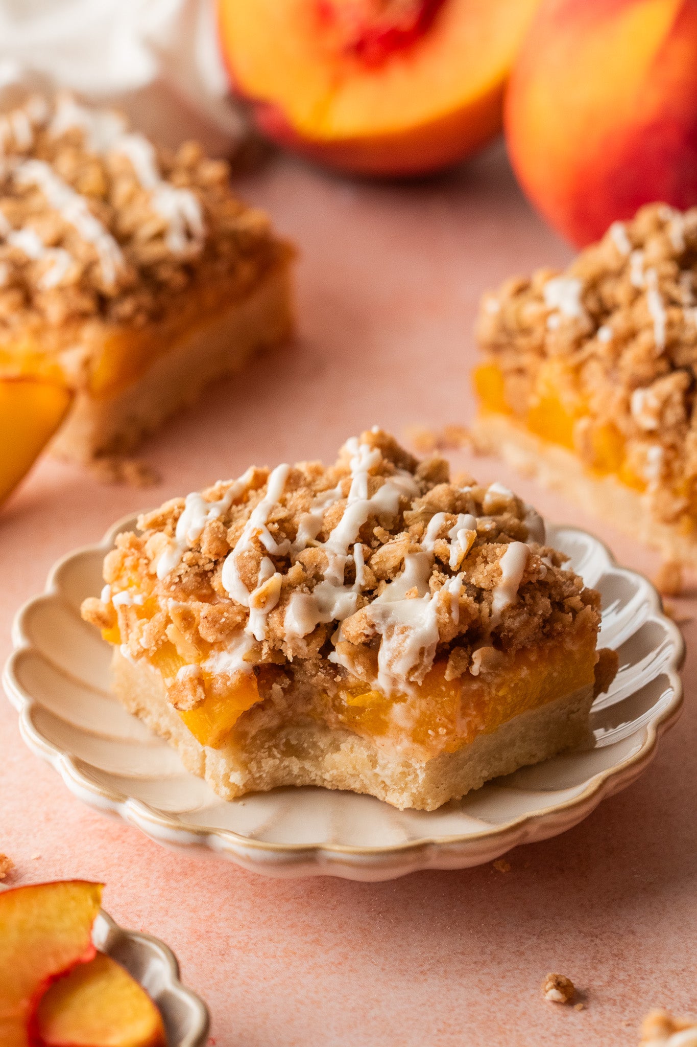 Peach Pie Crumb Bars- Exclusive